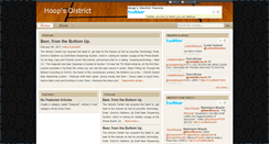 Desktop Screenshot of hoopsdistrict.com