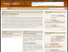 Tablet Screenshot of hoopsdistrict.com